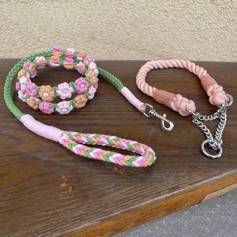 floraknot leash-green