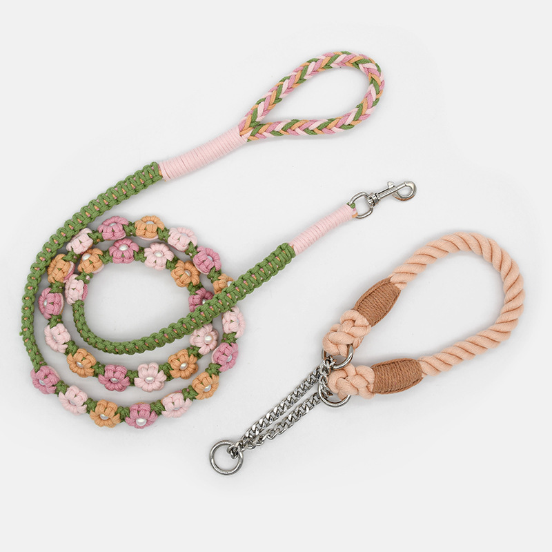 floraknot leash-green