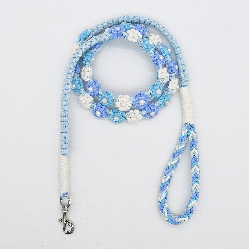 floraknot leash-blue