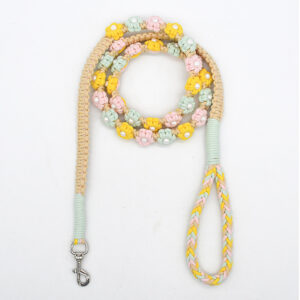 floraknot leash-orange