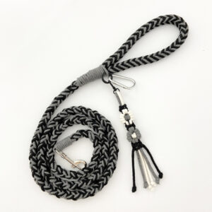 chromaknot leash-black&grey
