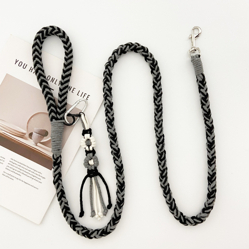 chromaknot leash-black&grey