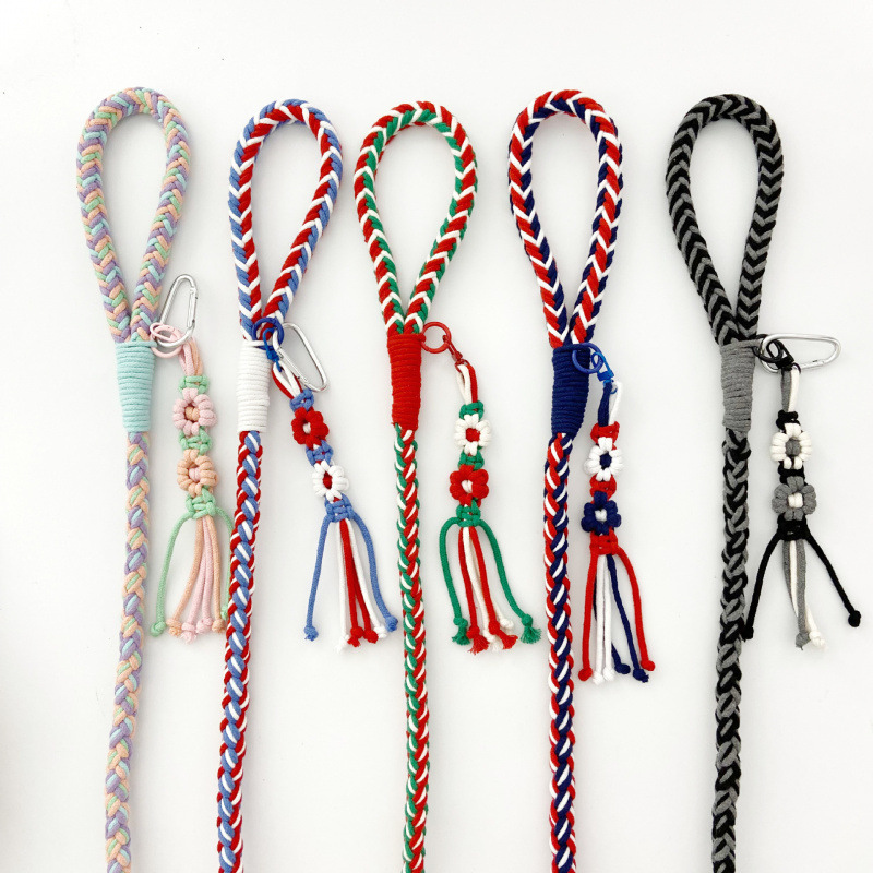chromaknot leash-red&blue