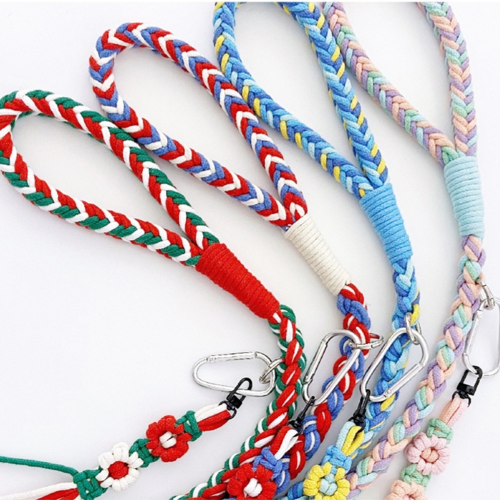 chromaknot leash-red&blue